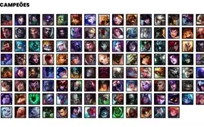 Conta Ouro 4 com 118 Champs e 85 Skins + 1 Prestigio do Sett