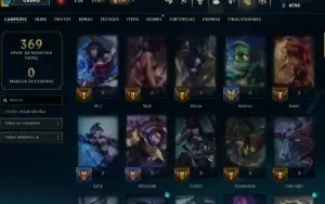 Lol Unranked, 17 Skins, Upada Na Mão, Lvl 47, 80 Campeões