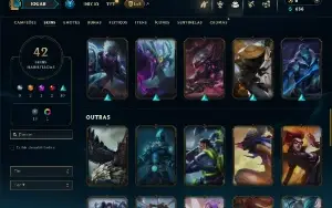 Ferro 2 com 75 Champs e 42 Skins