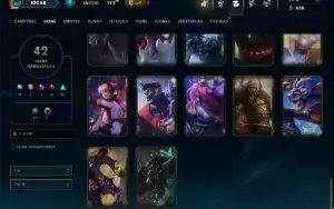 Ferro 2 com 75 Champs e 42 Skins