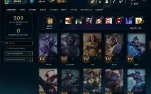 Ferro 2 com 75 Champs e 42 Skins