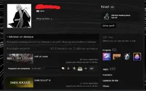 [Conta Steam] Level 80, 195 Jogos, 65 Insígnias, 10 Anos.