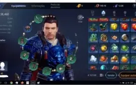 lvl 45, 38k PP, Sv SA63, Conquista 6, PET VERMELHO, Mir4