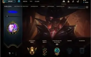 CONTA LEAGUE OF LEGENDS OURO 1