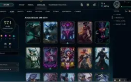 Conta level 600+ , no platina 4 com 371 skins