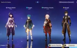 RaidenC2 +Zhongli+Kazuha + Bênção 24 dias