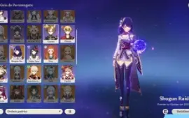 RaidenC2 +Zhongli+Kazuha + Bênção 24 dias