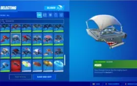Conta Fortnite ( Cavaleiro Negro - Asa-Delta Mako )