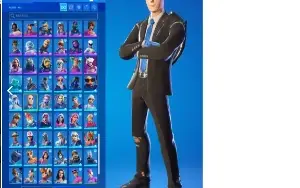 Conta Fortnite ( Cavaleiro Negro - Asa-Delta Mako )