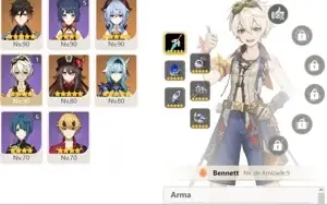 CONTA GENSHIN AR55 HUTAO e HOMA, SHOGUN e LUZ DO CORTADOR E+