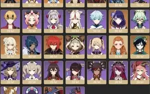 CONTA GENSHIN AR55 HUTAO e HOMA, SHOGUN e LUZ DO CORTADOR E+