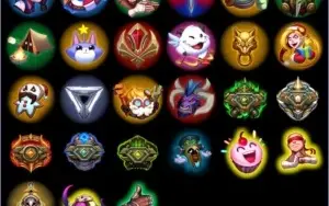 Conta League of Legends com mais de 85kRP em skins e icones.