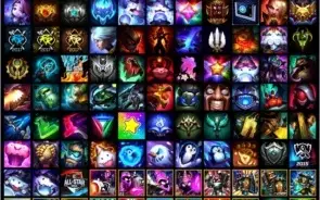 Conta League of Legends com mais de 85kRP em skins e icones.
