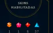 Conta de 2014 ( 107 champs) e ( 114 skins ).
