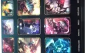 conta lol 59 skins, pra fazer md10, last season gold V
