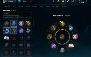 Ouro 1 com 25 Champs e 10 Skins + 2 Fragmentos