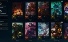 Conta League of Legends Platina 2