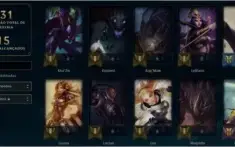 Conta League of Legends Platina 2