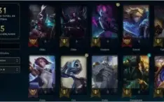 Conta League of Legends Platina 2