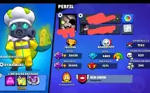 Conta brawl stars quase Full com kanji nível 11 e passe atua