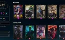 CONTA lol + DE 5MIL REAIS EM CONTEÚDO BARATA!!