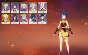 Xiangling + arma 5 estrelas