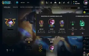 Conta League of Legends varias skins