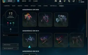 CONTA LOL D3, 127 SKINS, TODOS OS CHAMPS, 43K ES AZUL