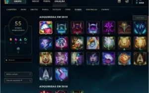Conta de LoL