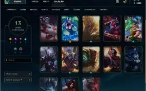 Conta de LoL