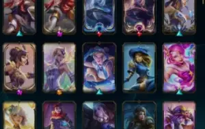 Conta Lol level 322 - Gold 2 - Muitas skins Lux borda.
