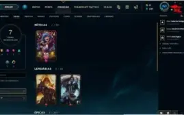 Conta LoL, Prata 3, lvl 47
