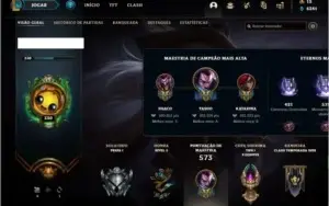 Conta prata 1 com 146 champs e 141 skins + 415k de Yasuo