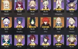 ⭐ GENSHIN IMPACT - AR54, 15T5, Neuvillette, Lauma, Mualani, 
