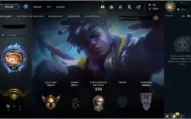 CONTA LOL NVL 259 GOLD4 116 SKINS