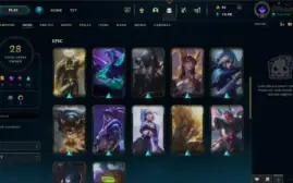 Smurf Lol Full Acesso Handlvl-Unranked-61 Champs 28 Skins 