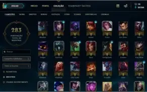 Conta LOL D3, 75 champ, 24 skins, 86 icones