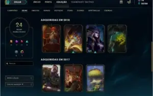 Conta LOL D3, 75 champ, 24 skins, 86 icones