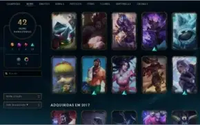 CONTA  LEAGUE OF LEGENDS BARATA