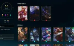 CONTA LOL - Desde 2013 / +80 Champs / +50 Skins