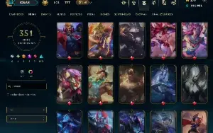 Conta No Lol Diamante 350 Skins,Todos Os Campeões,200 Croma+