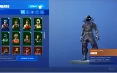 Conta Fortnite com muitas skins Raras