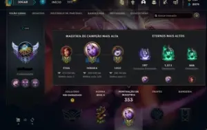 Conta League Of Legends Lvl 202 Full Acesso