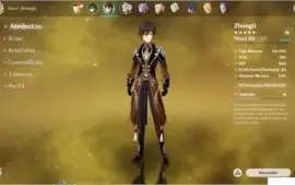 Conta Genshin Impact 6 (SEIS) ótimos 5 estrelas (AR 50)