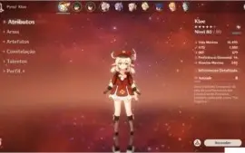 Conta Genshin Impact 6 (SEIS) ótimos 5 estrelas (AR 50)