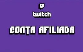 Contas Twitch Afiliada com 1000 seguidores