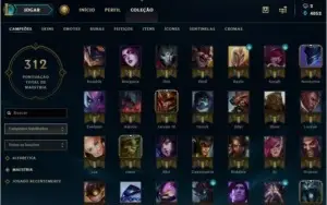 Conta Diamante IV, +100 Skins e Campeões