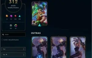 Conta 2011 (Riven Campeonato 2012, Rammus Rei e Kayle Juíza)