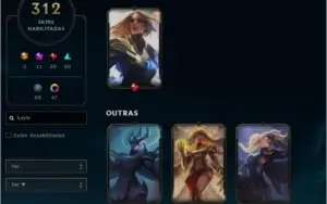 Conta 2011 (Riven Campeonato 2012, Rammus Rei e Kayle Juíza)