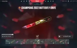 Conta Valorant Ex Imortal, Champions 22/23, Faca Lock/In.